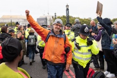 Blocking of Lambeth Bridge by Extinction Rebellion, London