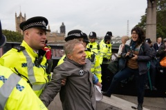 Blocking of Lambeth Bridge by Extinction Rebellion, London