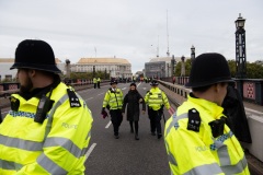 Blocking of Lambeth Bridge by Extinction Rebellion, London