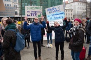 Jugendliche bei #FridaysForFuture