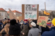 Jugendliche bei #FridaysForFuture